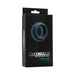 OptiMALE 35mm thick silicone C-ring in slate color packaged in a black box with blue and silver accents.