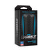 Black Optimale Truskyn silicone stroker with beaded interior shown in branded packaging box.