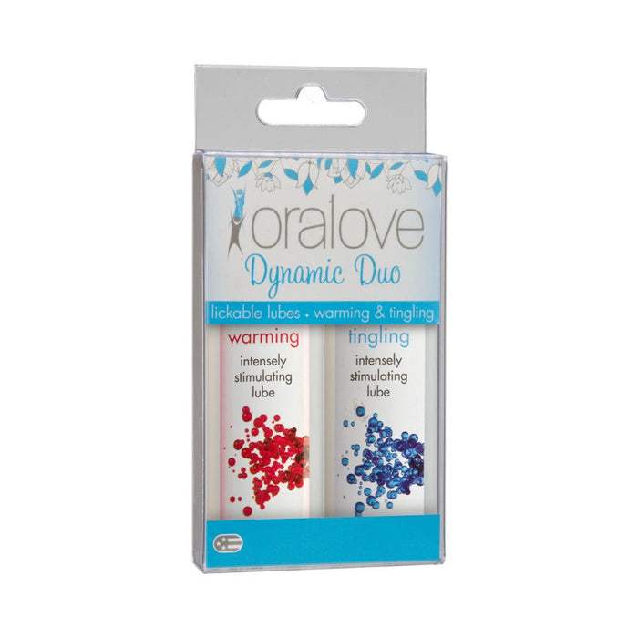 Oralove Delicious Duo Lickable Lubes Warming And Tingling - SexToy.com