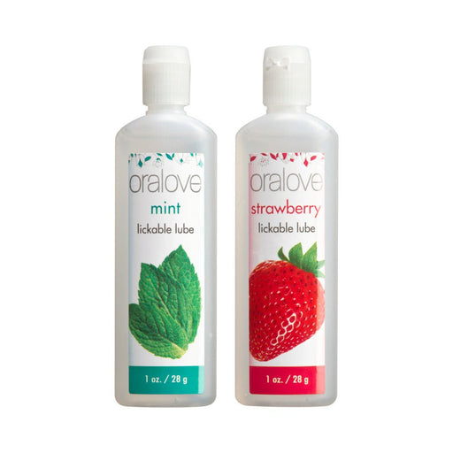 Oralove Delicious Duo Strawberry And Mint - SexToy.com