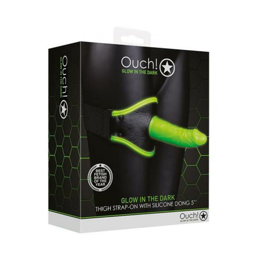 Ouch! Glow Thigh Strap-on - Glow In The Dark - Green | SexToy.com