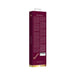 Packaging box of the Ouch Halo Belt Flogger in burgundy with gold accents and product information text.