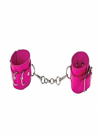 Ouch Leather Cuffs For Hand and Ankles O/S | SexToy.com