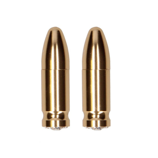 Ouch Magnetic Nipple Clamps - Diamond Bullet - Gold | SexToy.com