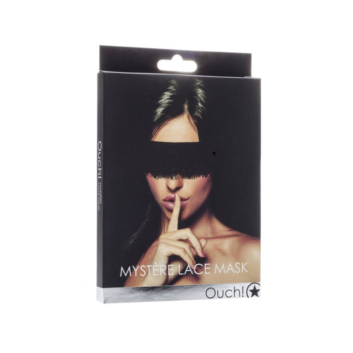 Ouch! Mystre Lace Mask - Black | SexToy.com