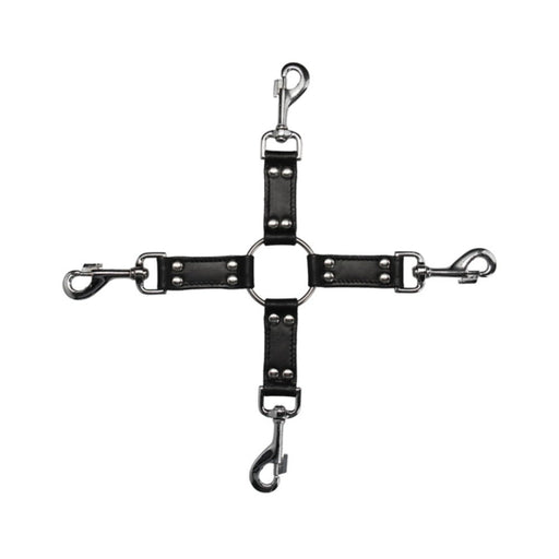 Ouch! Pain - Saddle Leather 4-way Hogtie Cross | SexToy.com