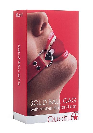 Ouch Solid Ball Gag O/S | SexToy.com