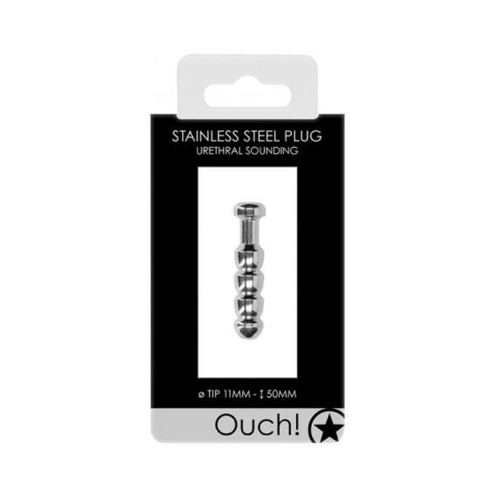 Ouch! Urethral Sounding - Metal Plug - 11 Mm | SexToy.com