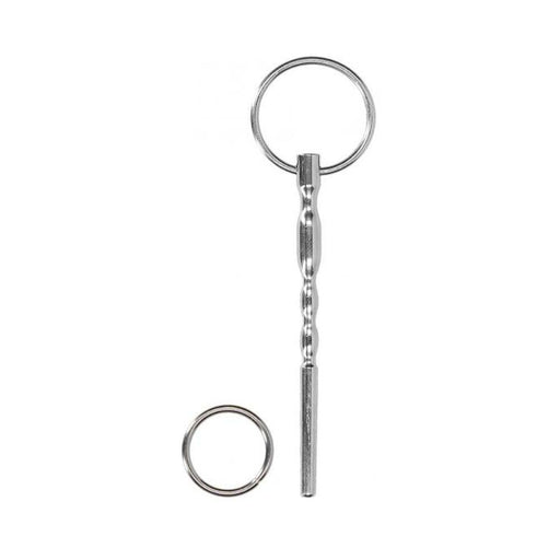 Ouch! Urethral Sounding - Metal Plug With Ring - 7.5 Mm | SexToy.com