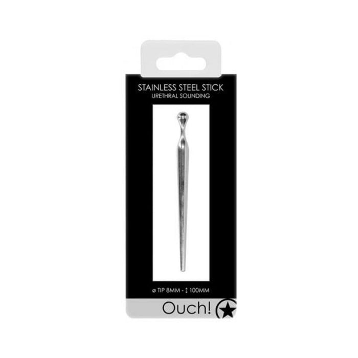 Ouch! Urethral Sounding - Metal Stick - 8 Mm | SexToy.com