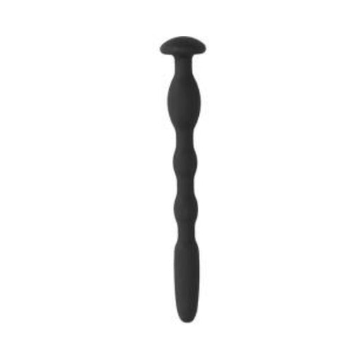Ouch! Urethral Sounding - Silicone Cock Pin - Black - 11 Mm | SexToy.com