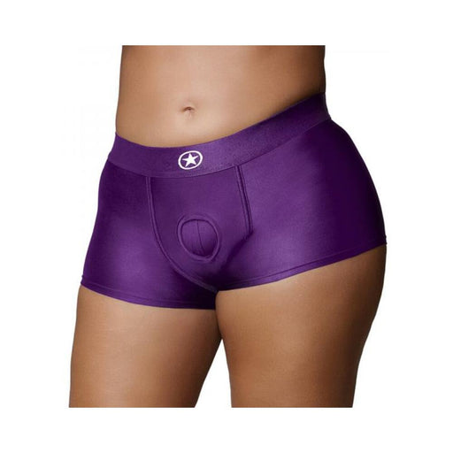 Ouch! Vibrating Strap-on Boxer Purple Xl/xxl - SexToy.com