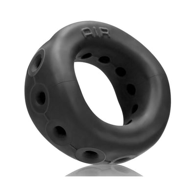 Black Air Super-Lite Airflow Cockring with ventilation holes and smooth, flexible design for comfort and performance.