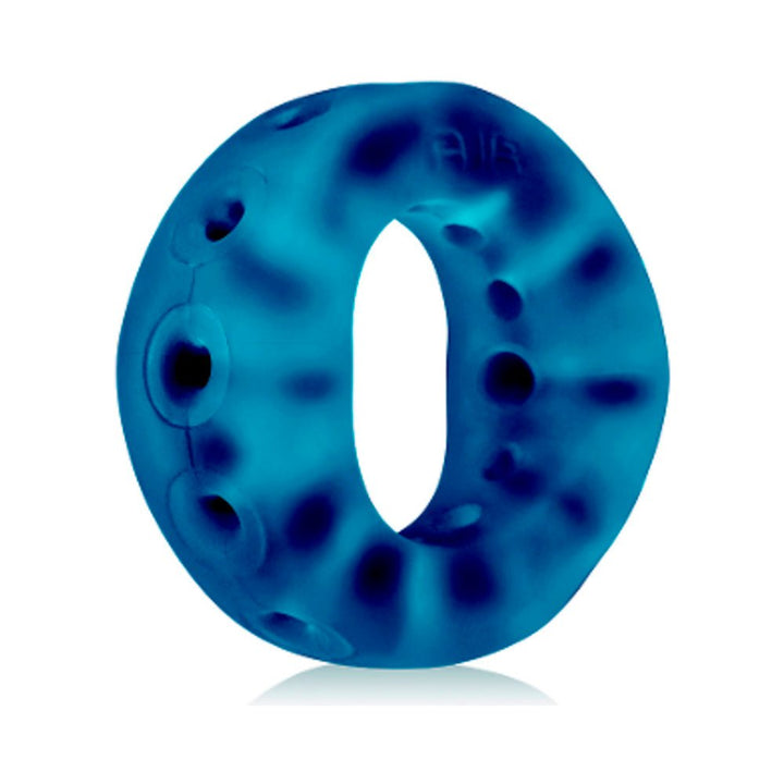 Blue Air Super-Lite Airflow cockring with textured surface and central oval opening for comfort and airflow.