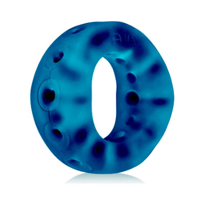 Blue Air Super-Lite Airflow cockring with textured surface and central oval opening for comfort and airflow.