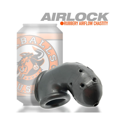 Oxballs Airlock Air-lite Vented Chastity Steel - SexToy.com