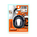 Black oval-shaped Oxballs Big-D shaft grip cockring in retail packaging with orange and white branding.