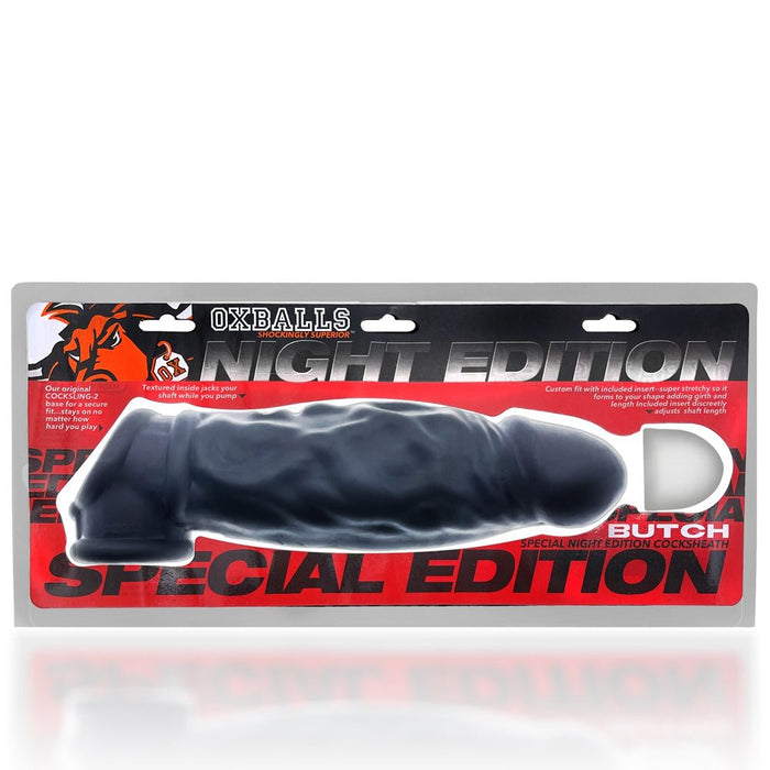 Oxballs Butch Cocksheath Plus+silicone Special Edition Night - SexToy.com