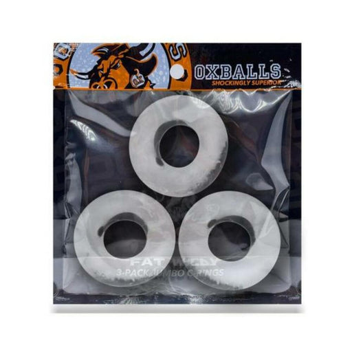 Oxballs Fat Willy 3-pack Jumbo Cockrings Flextpr Clear | SexToy.com