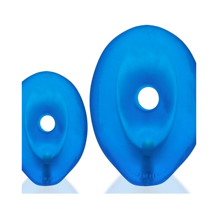 Oxballs Glowhole-2 Hollow Buttplug With Led Insert Large Blue Morph - SexToy.com