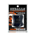 Oxballs Mega Squeeze black ergonomic ballstretcher in branded packaging with bold orange and white text.