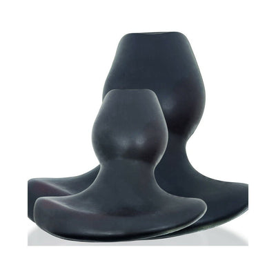 Oxballs Morphhole-2 Gaper Plug Large Black Ice - SexToy.com
