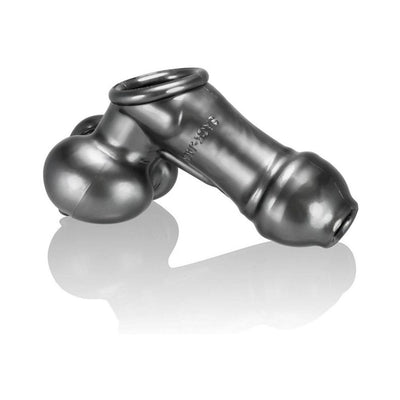 Black flexible wearable sheath with integrated ballsling and textured shaft detail on a white background.