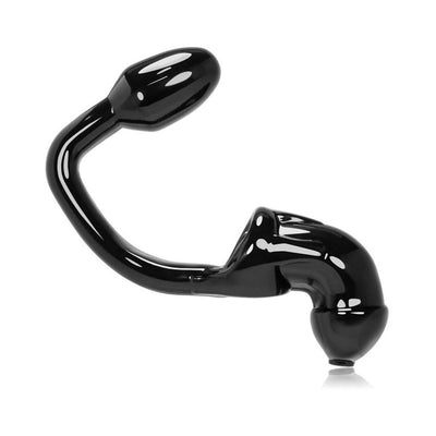 Oxballs Tailpipe, Chastity Cock-lock And Attacehd Buttplug, Black Oxballs Tailpipe, Chastity Cock-lock And Attacehd Buttplug, Black