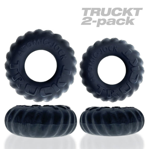 Oxballs Truckt 2-piece Cockring Plus+silicone Special Edition Night - SexToy.com
