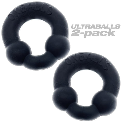 Oxballs Ultraballs 2-pack Cockring Plus+silicone Special Edition Night - SexToy.com