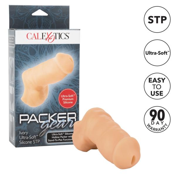 Packer Gear Ultra Soft Beige Stand To Pee Hollow Packer | SexToy.com