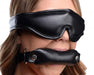 Padded Blindfold And Gag Set Black | SexToy.com