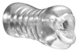 Palm-Tec Luxe Lips Beaded Clear Stroker | SexToy.com