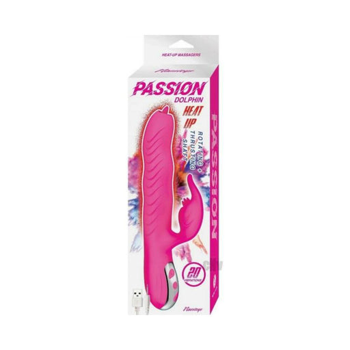 Passion Dolphin Heat Up Dual Stimulator Pink | SexToy.com