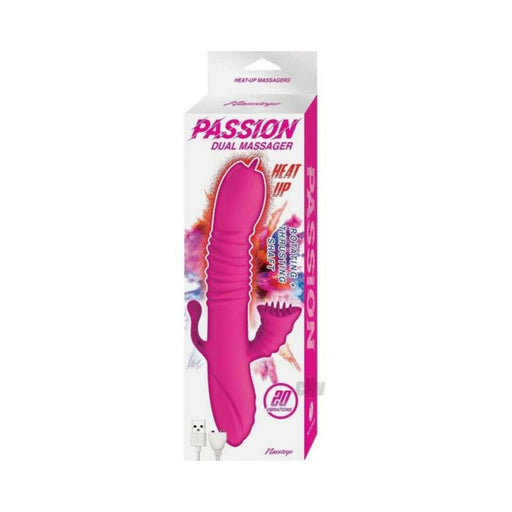 Passion Dual Massager Heat Up Dual Stimulator Pink | SexToy.com