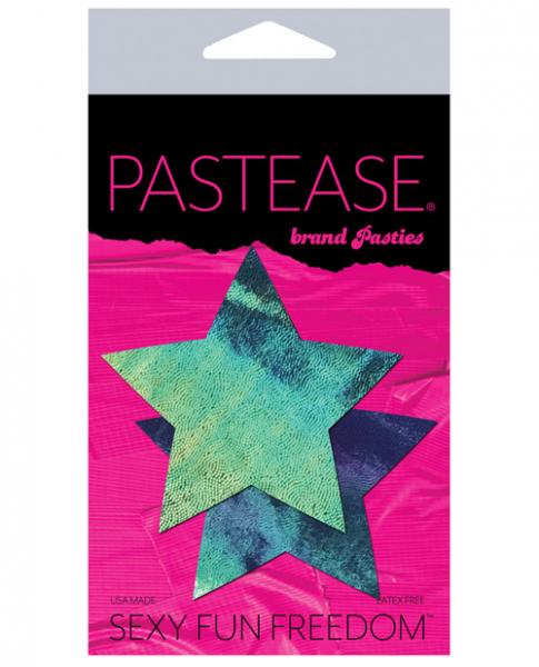 Pastease Black Opal Liquid Star Pasties O/S | SexToy.com