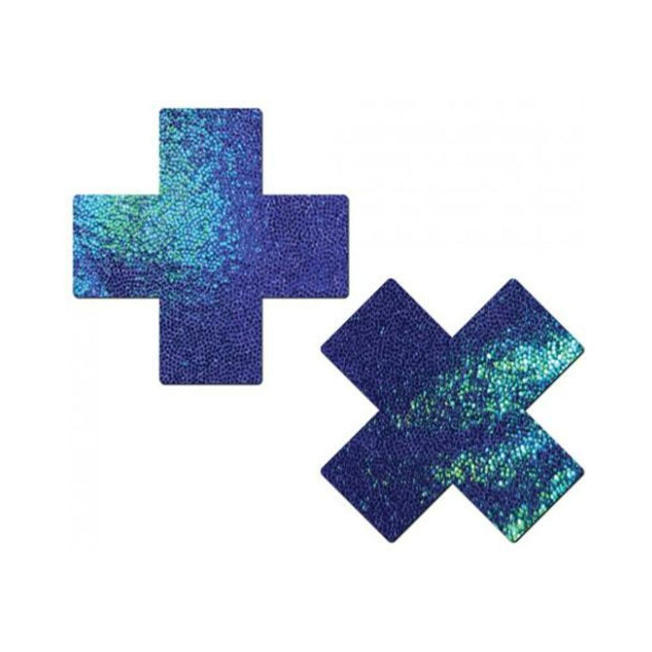 Pastease Blue Spectrum Liquid Plus X Pasties O/S - SexToy.com