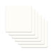Six white square adhesive refill sheets for Pastease fuller coverage pasties, stacked and fanned out on a white background.