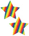 Pastease Rockstar Glittering Double Rainbow Star | SexToy.com