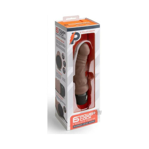 Pc Realistic Vibrator 6 Dk Brown - SexToy.com