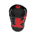 Black and red PDX Elite Air Tight Oral Stroker with suction control knob on top, sleek ergonomic design.