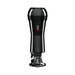 Black PDX Elite vibrating stroker with adjustable suction base and sleek ergonomic design.