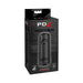 PDX Elite EZ Grip Stroker in black packaging with textured grip design and branding details visible.