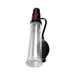 Clear and black dual-function erection pump and stroker with hand pump bulb and measurement markings on the tube.