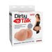 Packaging of Dirty Talk Interactive Mini vibrating adult toy with lifelike skin and image of a woman in black lingerie on the front.