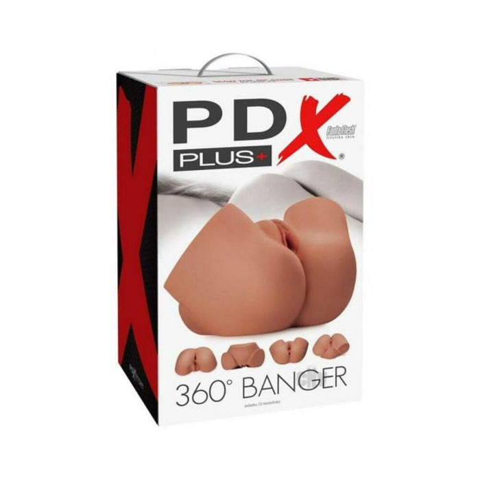 PDX Plus 360 Banger Life-Size Masturbator Tan | SexToy.com