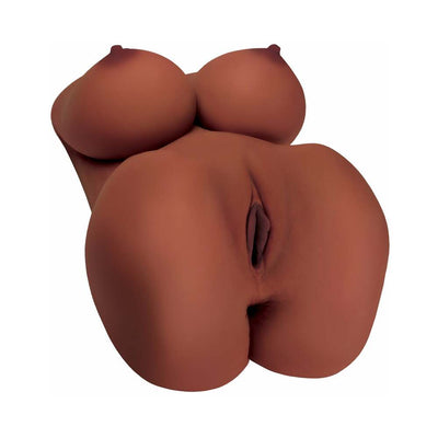 PDX Plus EZ Bang Torso Life-Size Masturbator Brown | SexToy.com