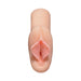 PDX Plus XTC Stroker Light pocket sleeve in lifelike skin tone with detailed, realistic texture and soft pink inner folds.