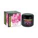 Penthouse Sex Prolong Gel with Yohimbine in black jar next to its box featuring a romantic couple image.