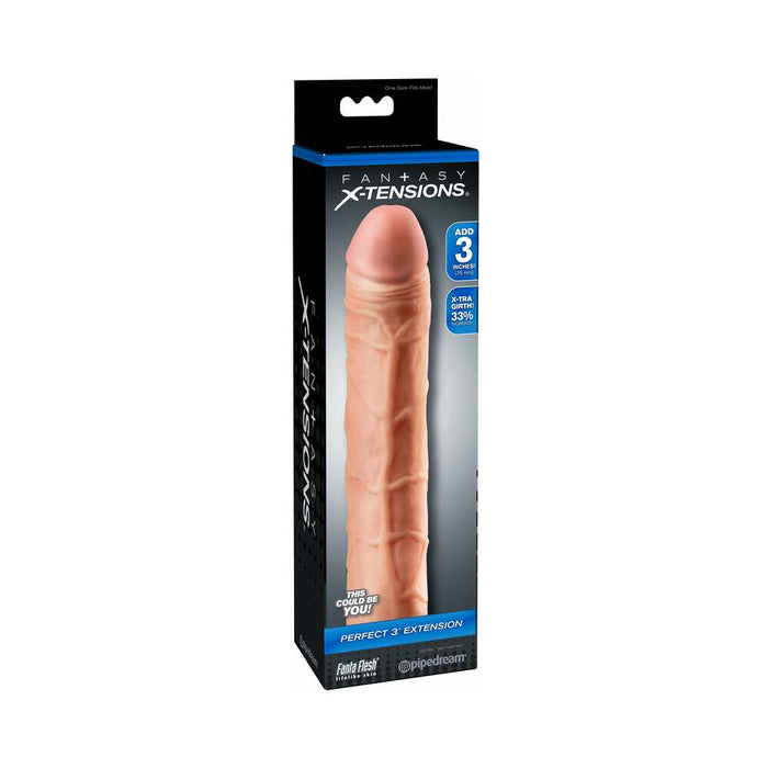 Perfect 3 Inches Extension - Beige - SexToy.com
